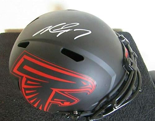 Mike Vick autografado assinado Atlanta Falcons Eclipse Capacete em tamanho grande JSA CoA - Capacetes NFL autografados