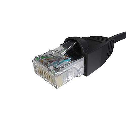 Cabo CAT5E 166 pés, cabo Ethernet externo externo, de cobre sólido, cabo de rede, LAN, roteador, WiFi 6, CCTV, 1000