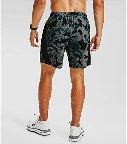 Under Armour Homens de lançamento masculino Tanelada de shorts impressos de 7 polegadas