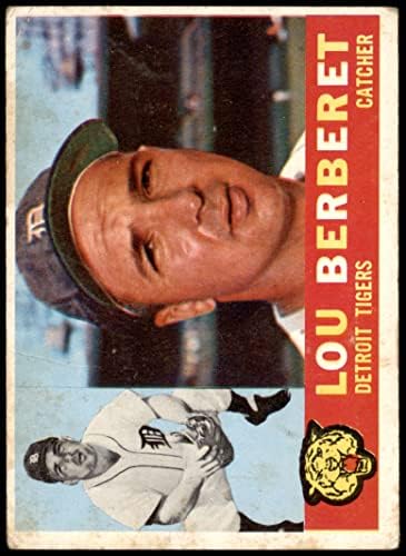 1960 Topps 6 Lou Berberet Detroit Tigers Good Tigers