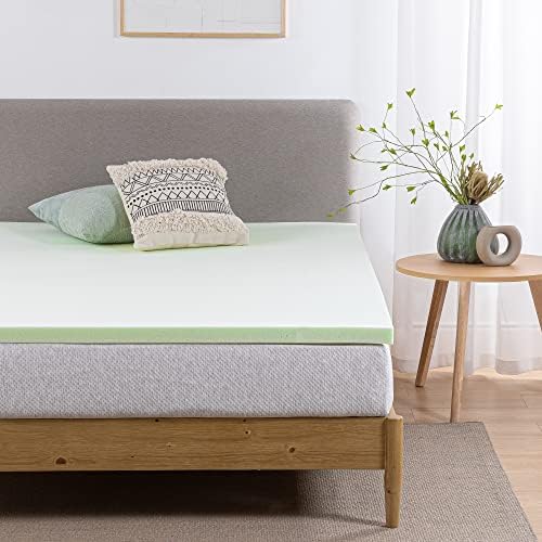 Zinus 1,5 polegadas de memória verde de memória de espuma Mattress Topper / Camadas de Reliefamento por Pressão / Certipur-Us Certificado, Twin