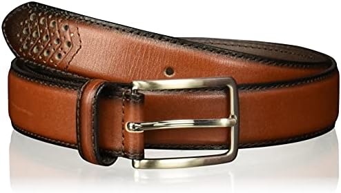 Stacy Adams Men's 32mm Belished Leather Belt