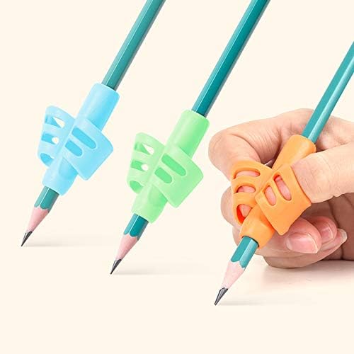 Grips de lápis - Crianças Pen Writing Aid Grip Conjunto de correção de postura Ferramenta para crianças crianças em