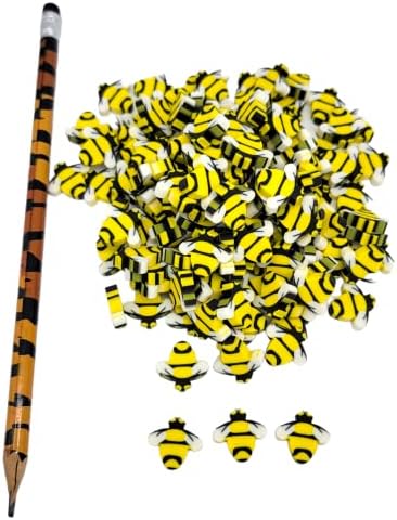 Cool Bumble Bee Shape Rubber Mini Erasers Incentivo à escola em casa