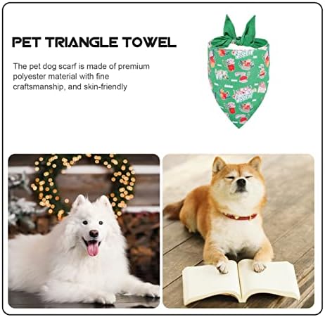 Decoração de verão Cão de páscoa Bandana Triângulo Lenço: Triângulo Bibs Bunny Padrão de lenço de estimação Páscoa de pegada