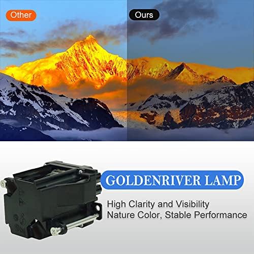 GOLDENRIVER TS-CL110UAA TV Projector Lamp with Housing and Premium Quality Original Bulb Inside Compatible for JVC HD-52G456