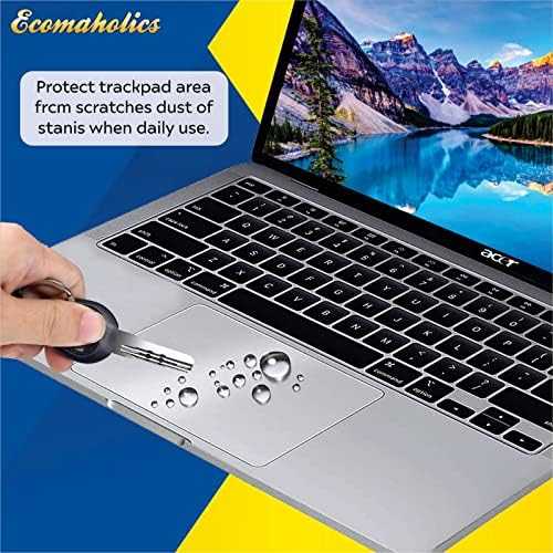 ECOMAHOLICS Trackpad Protector para HP Envy 17T 17,3 polegadas Touch Pad Tampa com acabamento fosco transparente Anti-Scratch Anti-Water Touchpad Skin, acessórios para laptop