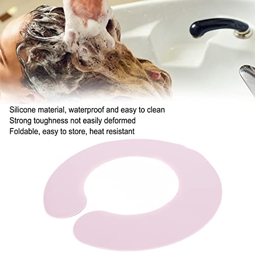 Colar da almofada de tingimento de cabelo, material de corte dobrável de material de silicone para cabeleireiro