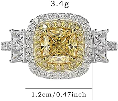 Engajamento de jóias Cut Stone Stone Gift White Ring Handmade Rings Luxury Rings Ring