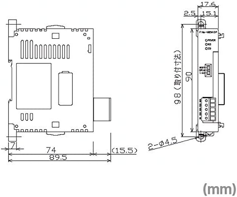 Mitsubishi Electric FX3U-485ADP-MB Adaptador especial NN