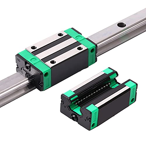 Mssoomm 15mm HGH15 CNC Square Linear Guide Kit 2PCs HGH15-29,53 polegada / 750mm +4pcs HGH15 - CA Tipo quadrado Bloco deslizante