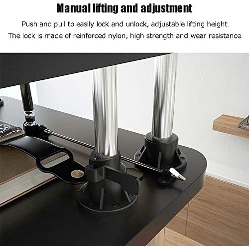 Ynayg Laptop Stand Stand Desk com altura ajustável ， Stand Up Desk Converter ， Ergonomic TabloppTation para riser