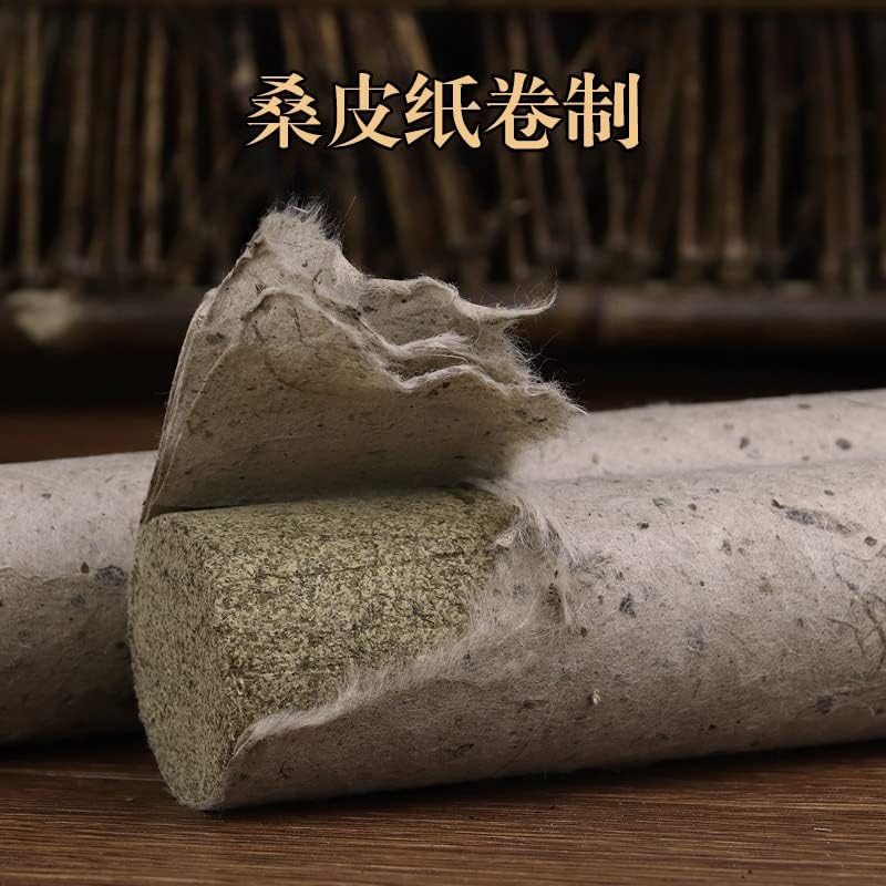 三年陈手工艾条纯艾柱艾灸艾叶艾草条家用熏蕲艾桑皮纸艾炙条Three-Year-Old Handmade Moxa Pure Moxa Pillar moxibustion moxibustion Moxa Leaves Home Smoked