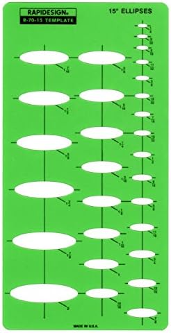 Rapidesign de 20 graus de elipse, 1 cada