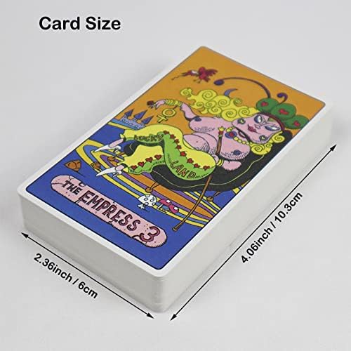 MRDIYSHISHA JOJO AVENTURA BIZARRE: STARDUST CRUSADORES TARON DOCK, 84 PCS JJBA Anime Tarot Cards