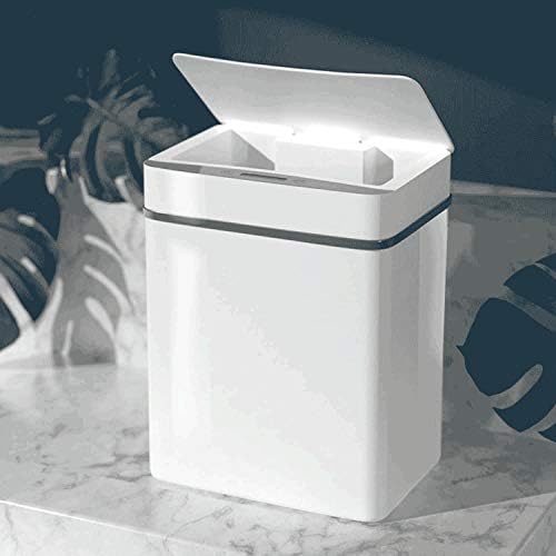XFGDE 15L Lixo inteligente pode sensor automático de lixo de lixo de lixo de lixo elétrico de lixo de lixo de lixo para banheiro da cozinha