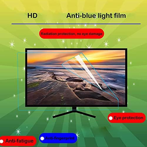 WZGLOD TV SCREEN protetor HD Filme de lesão anti-arranha de 50 polegadas, luz anti-azul, sem bolha, alívio do computador ocular, se