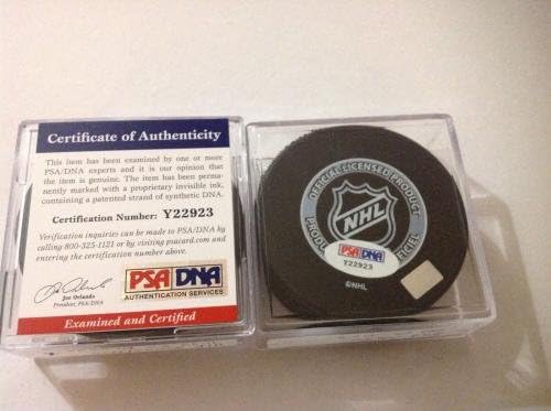 Kirk Muller assinou 92-93 Stanley Cup Canadiens Puck PSA DNA CoA autografado C - Pucks autografados da NHL