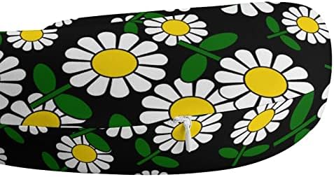 Daisy Flower Travel Neck travesseiro Memória de espuma U Filfa de avião para suporte para o suporte da cabeça