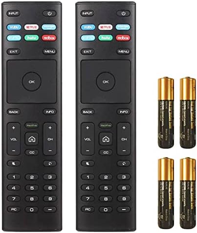 2 pacotes xrt136 substituiu o controle remoto de watchfree para vizio smart tv d-serries m-serries P-Series-Series com vudu