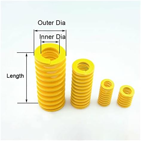 Reparos domésticos e molas diy 1pcs compactação mola de mola de carga liga de carga ligante estampagem em espiral mola