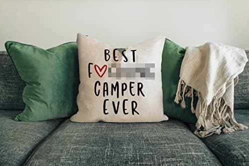 Camper RV Decorações, Melhor Camper Gifts Presentes de Capas de travesseiros Decoração para quarto de trailer, 18 '' x 18 '