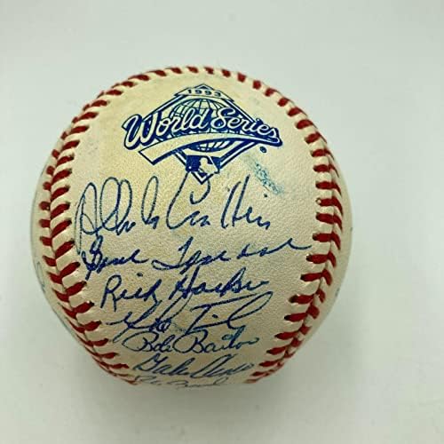 1993 Toronto Blue Jays World Series Champs Team assinou W.S. Baseball JSA COA - Bolalls autografados