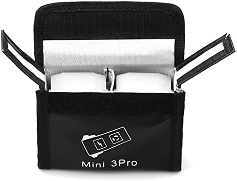 Bacha de proteção contra bateria de lítio Explosões Bolsa de prova de bateria Battery Flame Bag Storage para Mini 3 Pro Go Pro 7 Capa