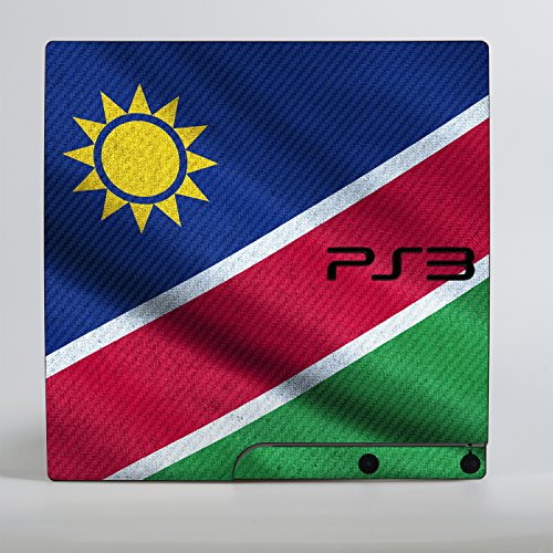 Sony PlayStation 3 Slim Design Skin Bandeira da Namíbia adesivo de decalque para PlayStation 3 Slim