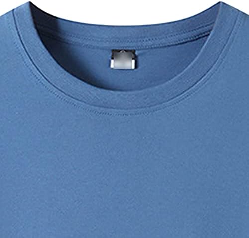 Jeke-DG Men Causal Pullover de manga comprida Camiseta Crewneck Soletomize sólido suéter leve tampa camisa de camisa básica de