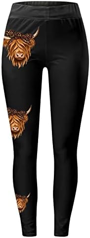 Padrão de beisebol Leggings para mulheres com cintura alta Leggings de ioga de ioga