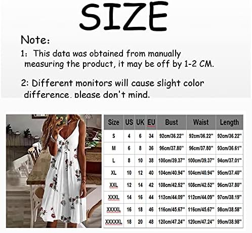 Vestido maxi floral FARRARN, Women Plus Size Size Sexy Vestido de Sling Small Sling com Big Swing