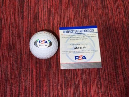 Justin Rose assinou o Titleist Rio Olympics Golf Ball Rio Gold Gold Medal PSA 2 - Bolas de golfe autografadas