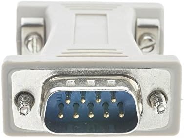 Adaptador em série/no modem, db9 masculino para db9 masculino