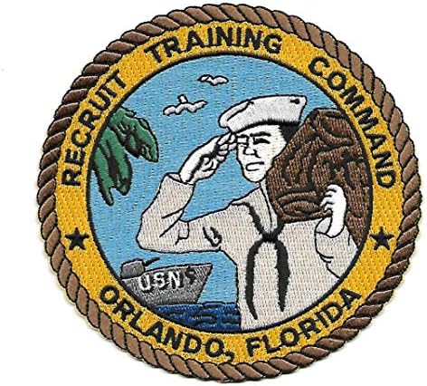 Comando de Treinamento de Recrutamento da Marinha dos EUA Orlando, FL. Adesivo militar
