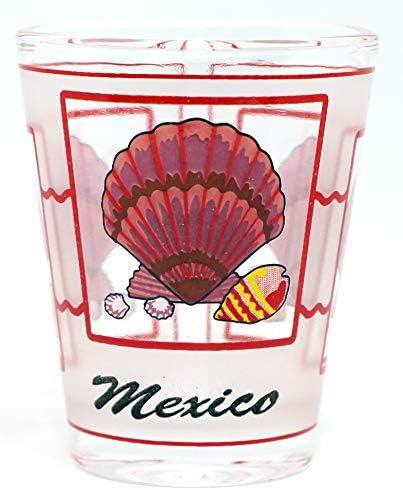 México Design Shell Design Shot Glass