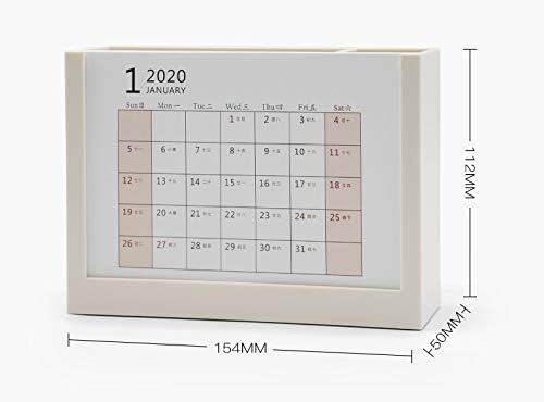 Calendários de parede calendários simples 2020 multifuncional portador de caneta calendário calendário de calendário