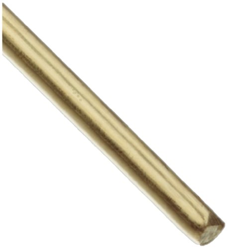 Brass 260 arame, recozido, bobo de 5 lb, 22 awg, 0,025 de diâmetro, comprimento de 995 '