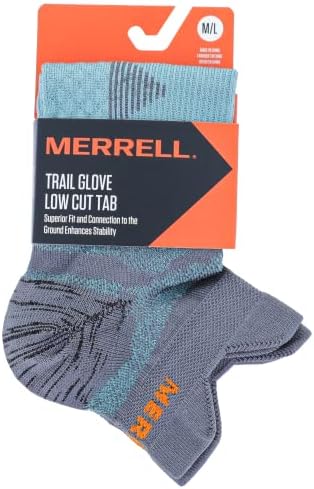 Merrell masculina e feminina Luva leve de trilha de baixo corte meias de aba dupla dupla