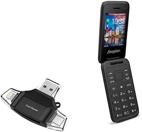 BOXWAVE SMART GADGET Compatível com Energizer E282SC - AllReader SD Card Reader, MicroSD Card Reader SD Compact USB