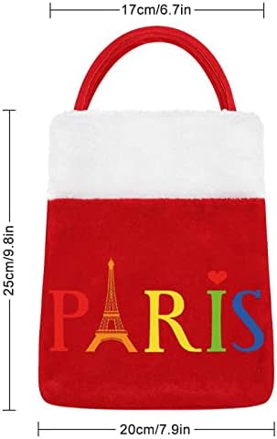 Bolsas de Natal da Torre Eiffel da Paris Eiffel