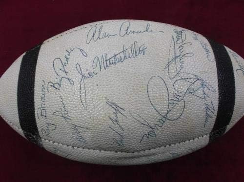 PSA/DNA 1959 Equipe de Baltimore Colts assinou o futebol Autograph Football Lipscomb - bolas de futebol autografadas