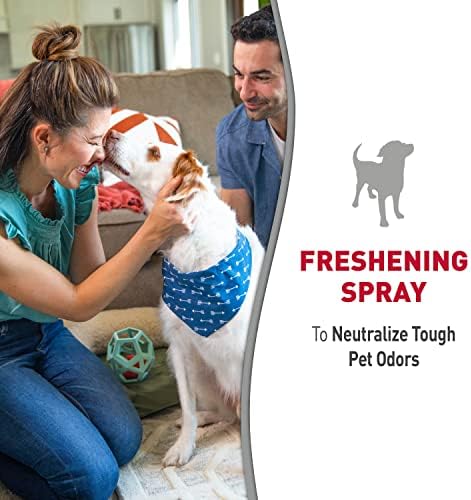 O spray de refrescar milagres da natureza para cães limpa brisa aroma 8 onças, ajuda a neutralizar os odores de animais de estimação