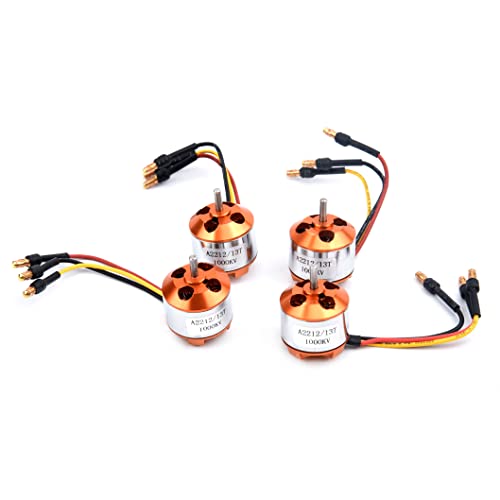 A22212 Motor de 1000kV sem escova 13T com conectores de banana masculina de 3,5 mm para RC DIY Aircraft Multi-Copter Drone