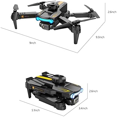 Zottel Drone com câmera HD adulta de 1080p, com posicionamento de fluxo óptico, altitude de retenção, modo sem cabeça,