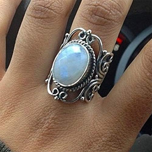 Play Pailin vintage 925 Silver White Opal Mulheres Mulheres Jóias de Casamento Prom