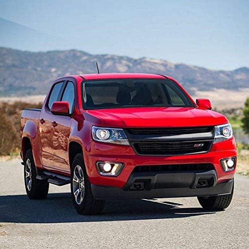 Voting Fog Light for Chevy Colorado 2015 2017 2018 2019 2020 Kit de lâmpada de neblina frontal com bulbos de moldura Reposição