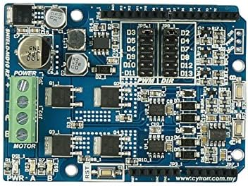 Cytron 10A Bidirecional DC Motor Driver Shield para Arduino, 7V-30V, pico 15A