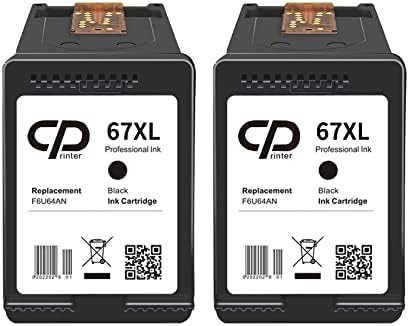 O cartucho de tinta Cprinter 67XL é compatível com a tinta HP 67 Deskjet 2700 2700E 2752 2752E 2742E 2755 2755E 4100 4100E