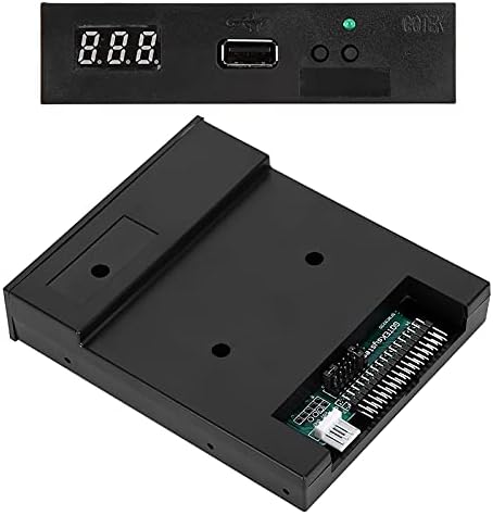 Unidade de disquete USB, fácil de instalar 1,44 MB Super Slim Drive emulador de unidade plástica Material de alta integração